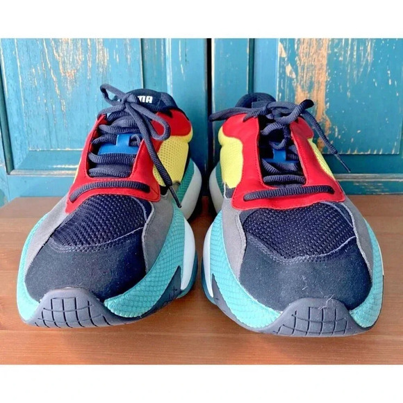 Puma Alteration Kurve 369794-02 Men's Size 17 Black Limelight - Picture 5 of 11